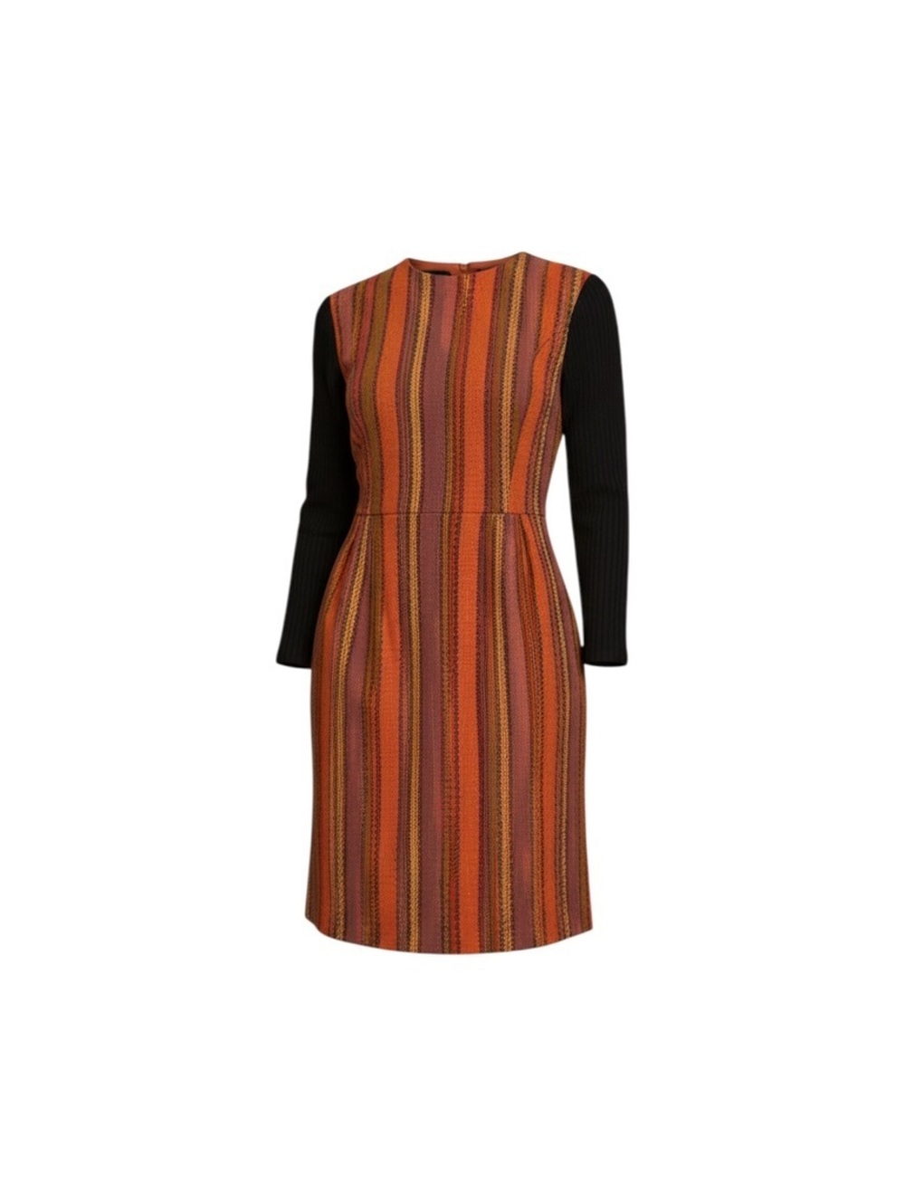 1960s Striped Wool Mod Dress